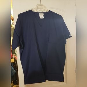 Set of TWO NEW UA Scrub tops navy blue